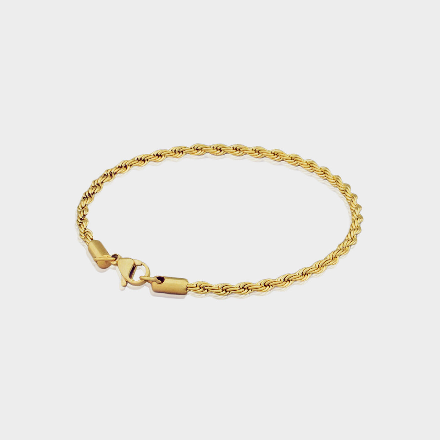 ROPE BRACELET (18K GOLD) 3MM