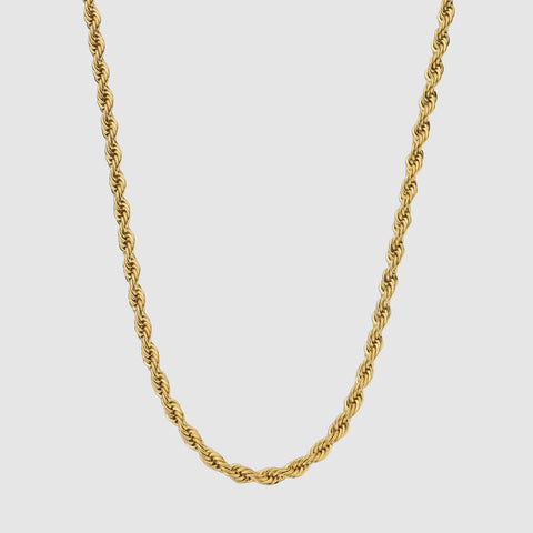 ROPE CHAIN (18K GOLD) 6MM