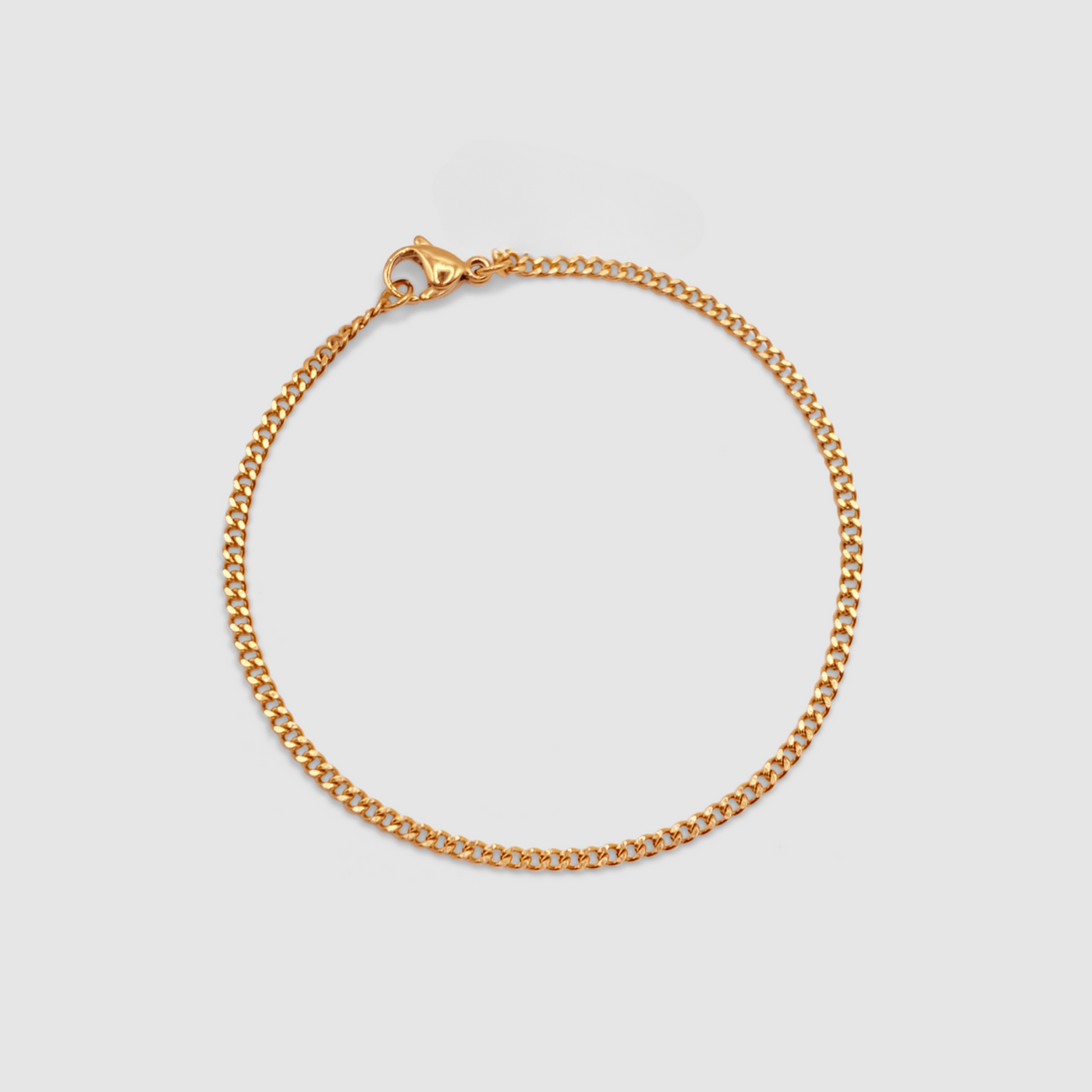 CUBAN LINK BRACELET (18k Gold) 2MM