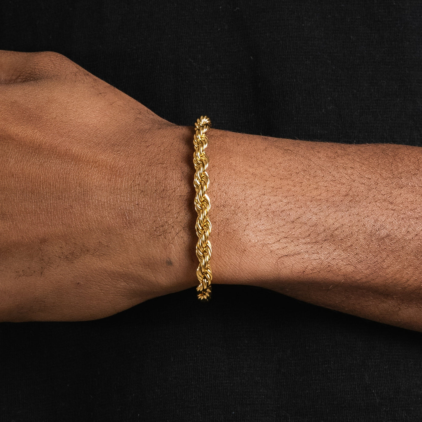 ROPE BRACELET (18K GOLD) 6MM