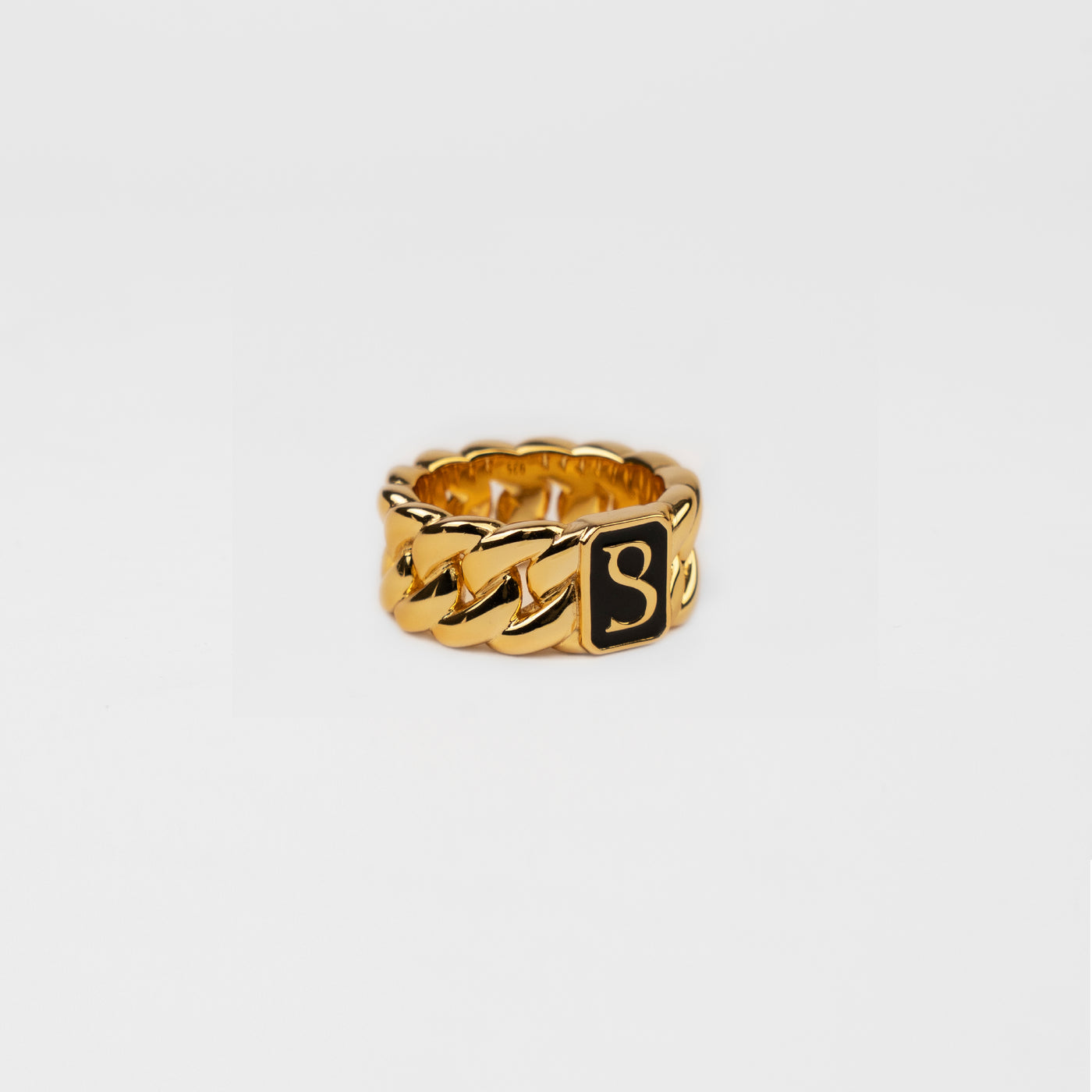 SABONZO - GOLD ENAMEL RING