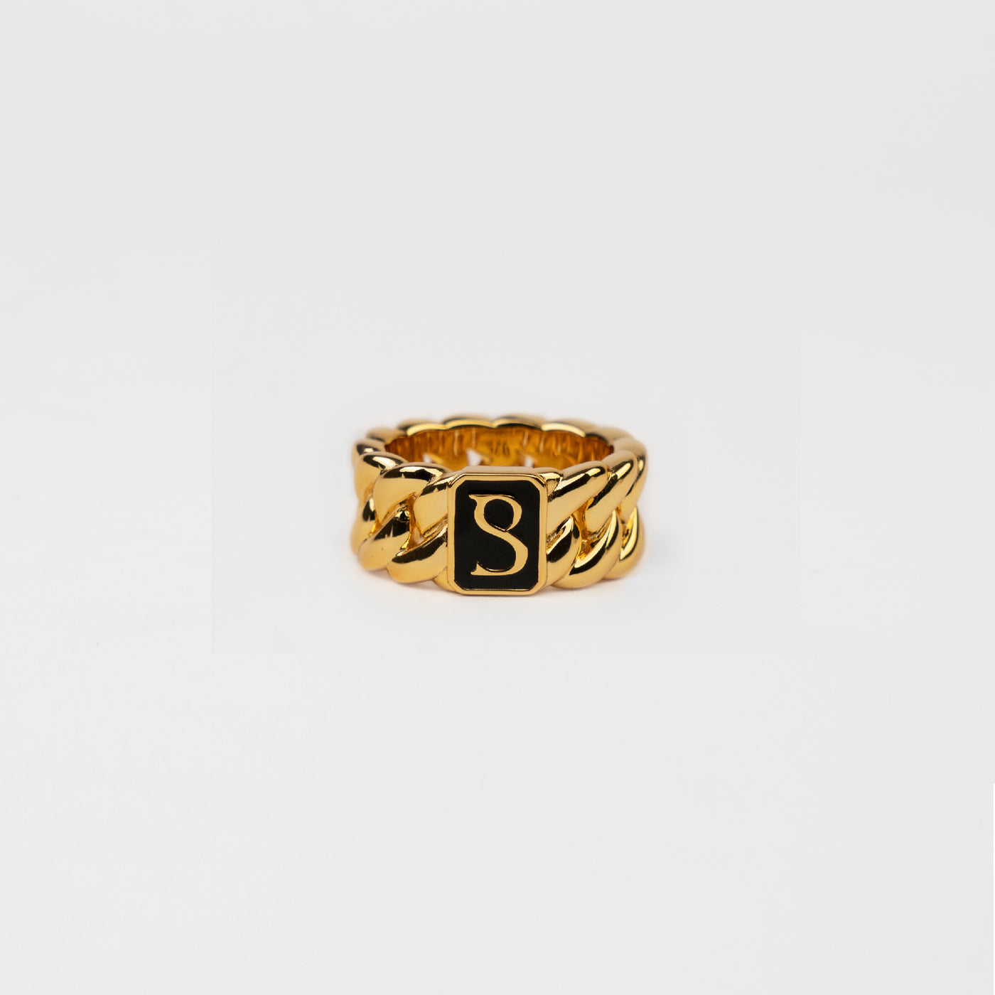 SABONZO - GOLD ENAMEL RING