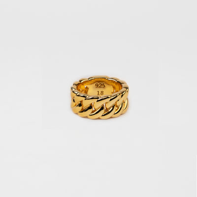 SABONZO - GOLD ENAMEL RING